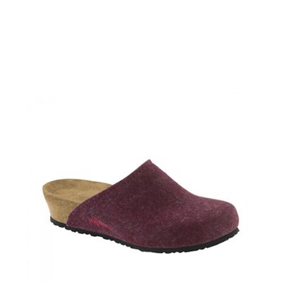 Birkenstock Red 'Audrey' ladies slippers